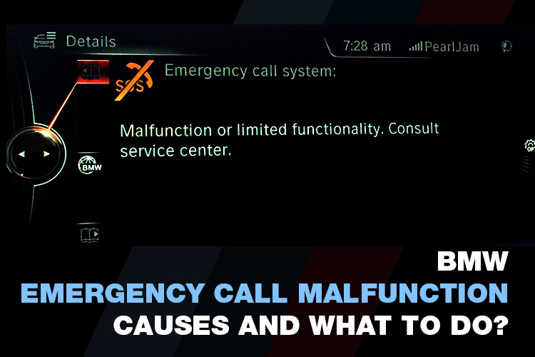 BMW EMERGENCY CALL MALFUNCTION